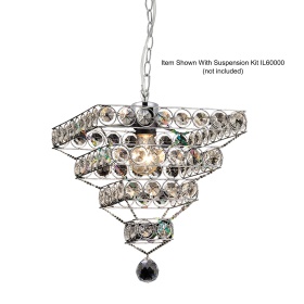 IL60017  Kudo Crystal Pyramid Non-Electric SHADE ONLY